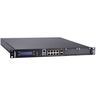 Axiomtek NA592 Network Appliance for Intel Xeon W-1200 or Intel Core CPU, 2 USB, 8 RJ-45